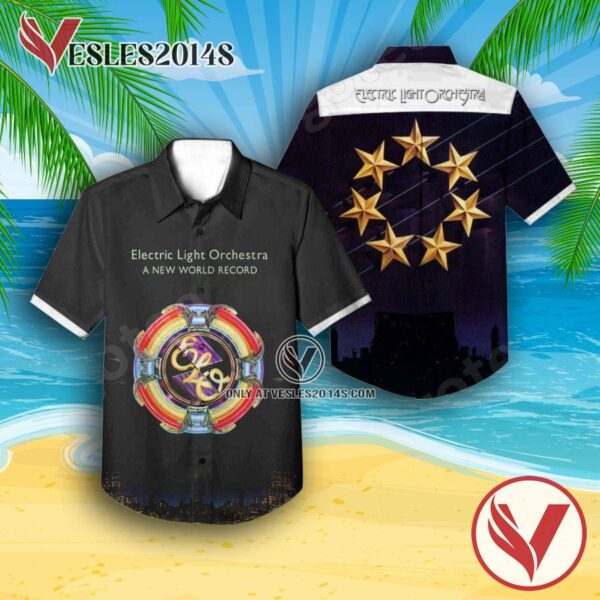 A New World Record Album By Electric Light Orchestra Hawaiian Shirt, Unique Gifts For Music Lovers - Vesles2014S