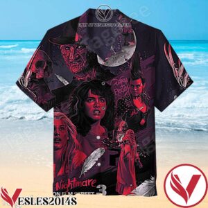 A Nightmare On Elm Street 3 Hawaiian Shirt, Unique Gifts For Friends - Vesles2014S 1