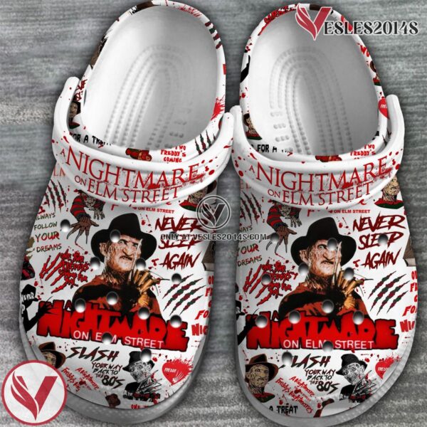 A Nightmare on Elm Street Movie Halloween Crocs Crocband Clogs Shoes Comfortable For Men Women and Kids Style 1 - Vesles2014S 2