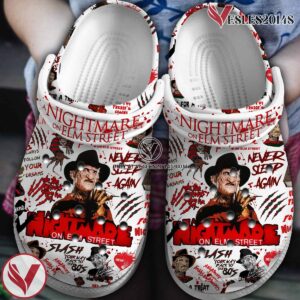 A Nightmare on Elm Street Movie Halloween Crocs Crocband Clogs Shoes Comfortable For Men Women and Kids Style 1 - Vesles2014S