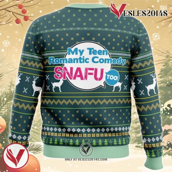A Problem Is Not A Problem My Teen Romantic Comedy SNAFU Ugly Christmas Sweater, Unique Christmas Gift For Fans - Vesles2014S 1