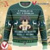 A Problem Is Not A Problem My Teen Romantic Comedy SNAFU Ugly Christmas Sweater, Unique Christmas Gift For Fans - Vesles2014S