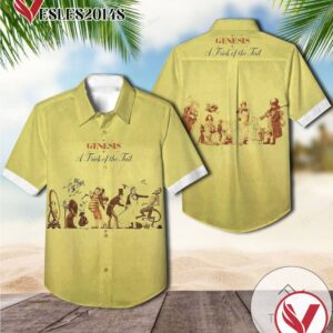 A Trick Of The Tail Studio Album By Genesis Hawaiian Shirt, Best Gift For Music Lovers Vesles2014S