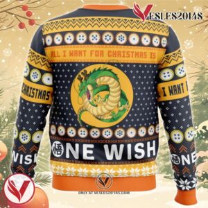 A Very Shenron Christmas Dragon Ball Z Ugly Christmas Sweater, Unique Christmas Gift For Fans - Vesles2014S 1