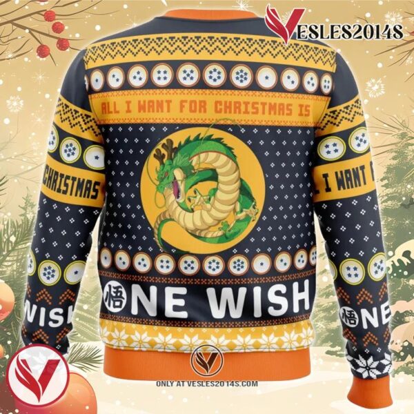 A Very Shenron Christmas Dragon Ball Z Ugly Christmas Sweater, Unique Christmas Gift For Fans - Vesles2014S 1