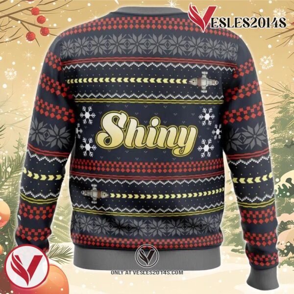 A Very Shiny Christmas Firefly Ugly Christmas Sweater, Unique Christmas Gift For Fans - Vesles2014S 1