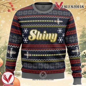 A Very Shiny Christmas Firefly Ugly Christmas Sweater, Unique Christmas Gift For Fans - Vesles2014S