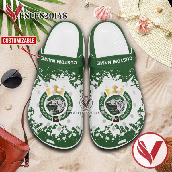 A.C. Diomidis Argous Handball Crocs Clogs, Unique Footwear For Fans 1