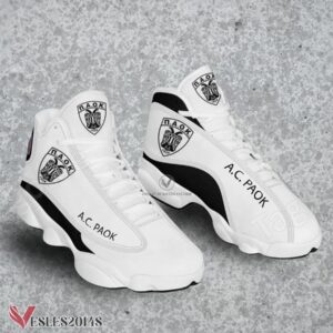 A.C. PAOK Club Air Jordan 13 Shoes, Best Sneaker Gifts For Fans - Vesles2014s