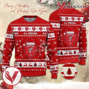A.C. Perugia Sport Ugly Christmas Sweater, Unique Gifts For Fans - Vesles2014aS 1