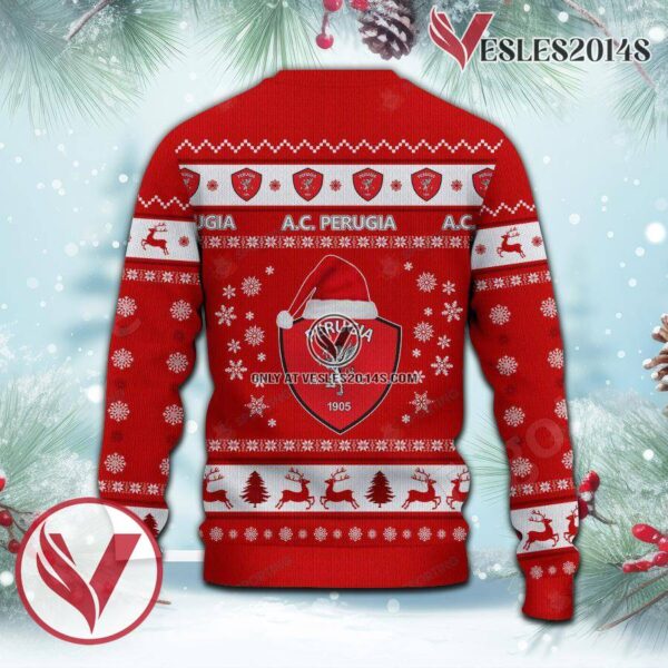 A.C. Perugia Sport Ugly Christmas Sweater, Unique Gifts For Fans - Vesles2014aS 3