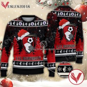 A.F.C. Bournemouth Sport Ugly Christmas Sweater, Unique Gifts For Fans - Vesles2014aS 1