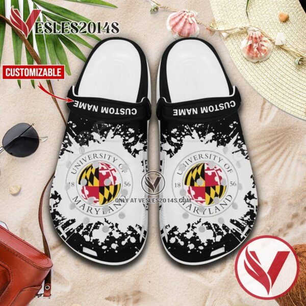 A.James Clark School of Engineering Crocs Classic Clogs, Unique Footwear For Fans 1