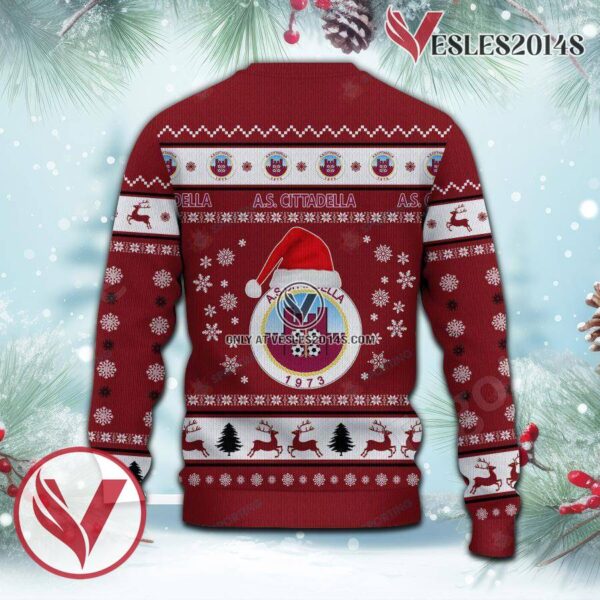 A.S. Cittadella 1973 Sport Ugly Christmas Sweater, Unique Gifts For Fans - Vesles2014aS 3