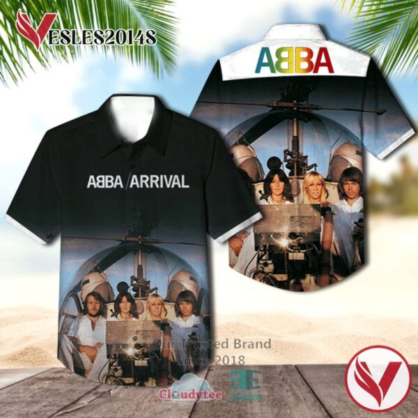 ABBA Arrival Album Casual Hawaiian Shirt, Best Gift For Music Lovers Vesles2014S