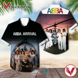 ABBA Arrival Album Hawaiian Shirt, Best Gift For Music Lovers Vesles2014S