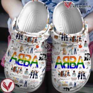 ABBA Music Crocs Crocband Clogs Shoes, Unique Gifts For Fans - Vesles2014S
