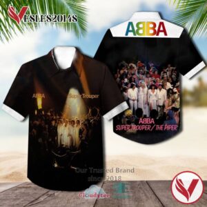ABBA Super Trouper Album Hawaiian Shirt, Best Gift For Music Lovers Vesles2014S