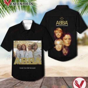 ABBA Thank You for the Music Album Hawaiian Shirt, Best Gift For Music Lovers Vesles2014S