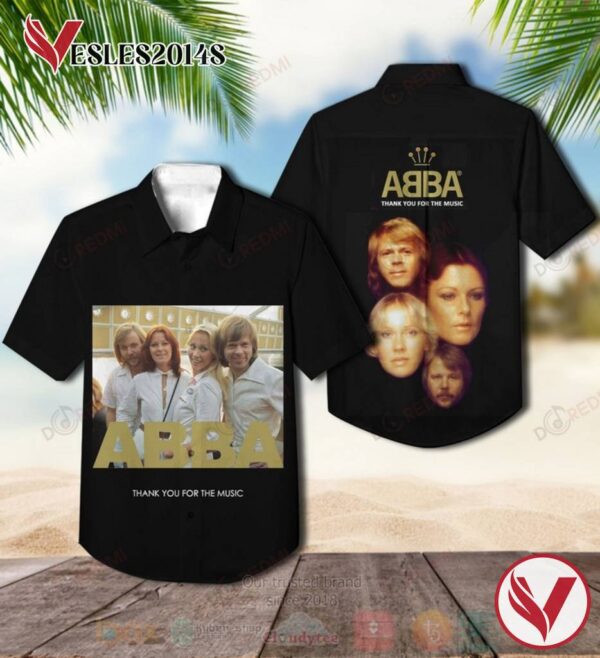 ABBA Thank You for the Music Album Hawaiian Shirt, Best Gift For Music Lovers Vesles2014S