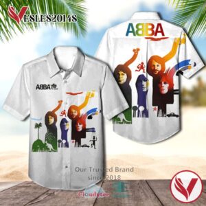ABBA The Album Album Hawaiian Shirt, Best Gift For Music Lovers Vesles2014S