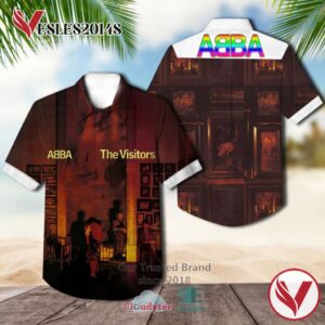 ABBA The Visitors Album Hawaiian Shirt, Best Gift For Music Lovers Vesles2014S