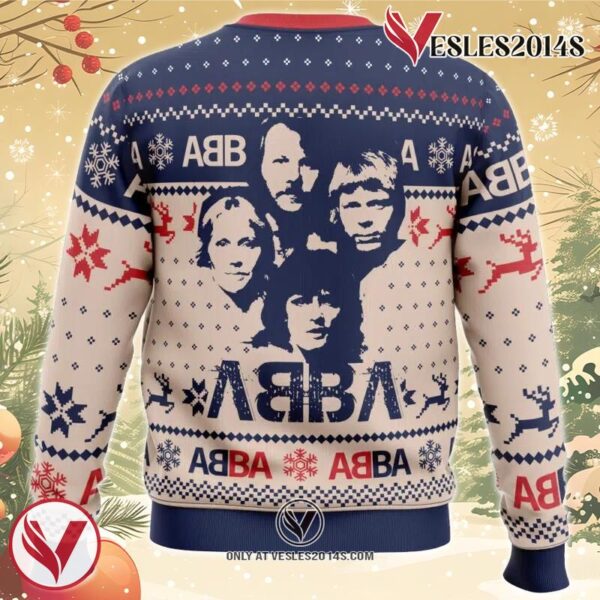 ABBA Ugly Christmas Sweater, Unique Christmas Gift For Fans - Vesles2014S 1