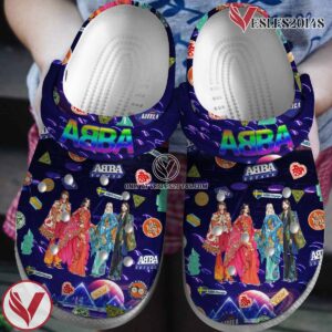 ABBA Voyage Music Crocs Crocband Clogs Shoes, Unique Gifts For Fans - Vesles2014S