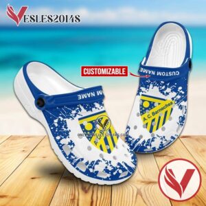 AC Barnechea Custom Name Crocs Clogs, Unique Footwear For Fans