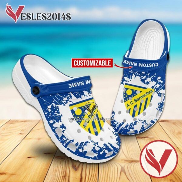 AC Barnechea Custom Name Crocs Clogs, Unique Footwear For Fans