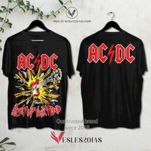 AC-DC-Blow Up Your Video Album 3D Shirt, Unique Gifts For Music Lovers - Vesles2014S