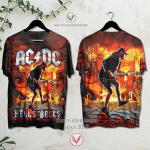 AC DC Hells Bells Album 3D Shirt – LIMITED EDITION