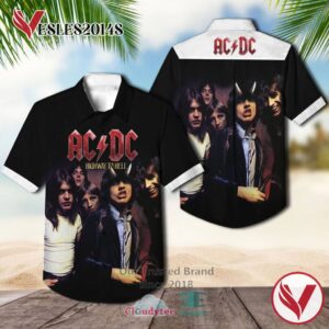 AC DC Highway to hell Albums Hawaiian Shirt, Best Gift For Music Lovers Vesles2014S
