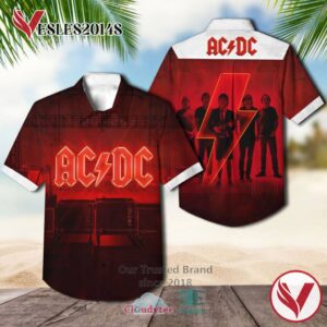AC DC Power up Albums Hawaiian Shirt, Best Gift For Music Lovers Vesles2014S