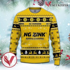 AC Horsens Sport Ugly Christmas Sweater, Unique Gifts For Fans - Vesles2014aS 2