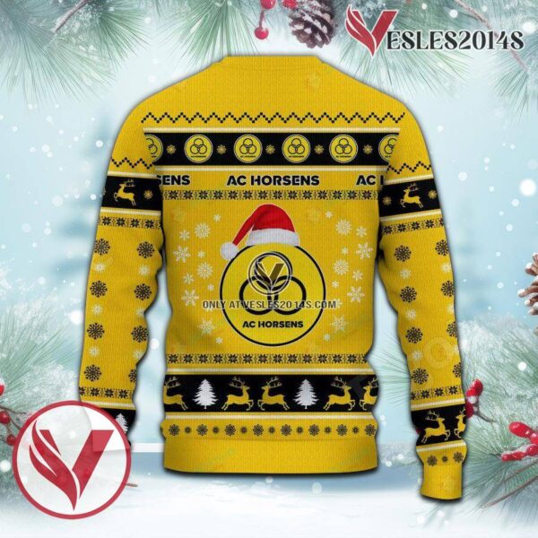 AC Horsens Sport Ugly Christmas Sweater, Unique Gifts For Fans - Vesles2014aS 3