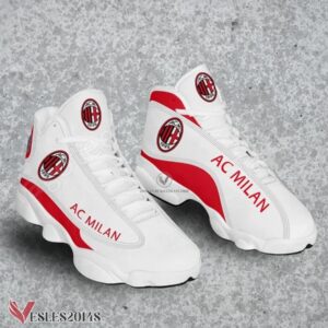 AC Milan Logo Air Jordan 13 Shoes, Best Sneaker Gifts For Fans - Vesles2014s