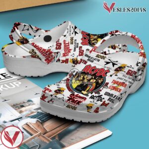 ACDC 50th anniversary Band Music Crocs Crocband Clogs Shoes, Unique Gifts For Fans - Vesles2014S 2