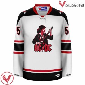 ACDC Angus Young Tribute Hockey Jersey - Vesles2014S 2