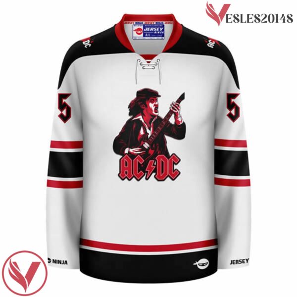 ACDC Angus Young Tribute Hockey Jersey - Vesles2014S 2