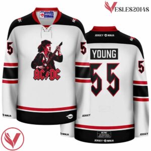ACDC Angus Young Tribute Hockey Jersey - Vesles2014S