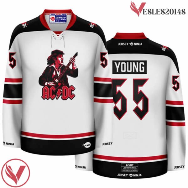ACDC Angus Young Tribute Hockey Jersey - Vesles2014S