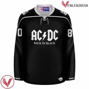 ACDC Back in Black Hockey Jersey - Vesles2014S 2