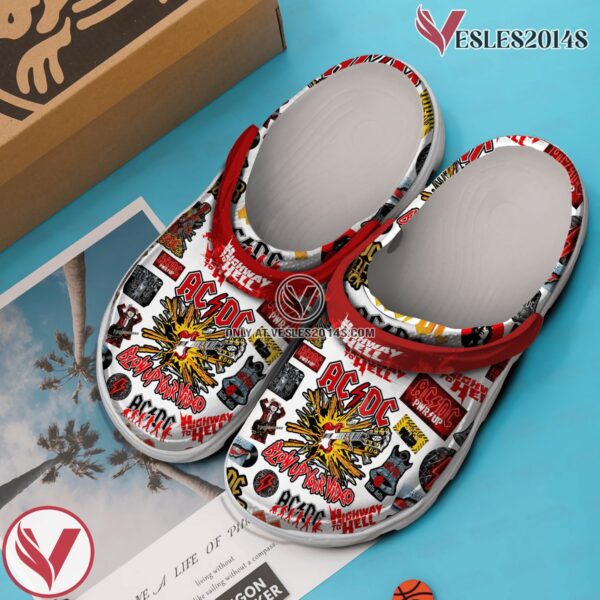 ACDC Music Crocs Crocband Clogs Shoes, Unique Gifts For Fans Style 3 - Vesles2014S 4