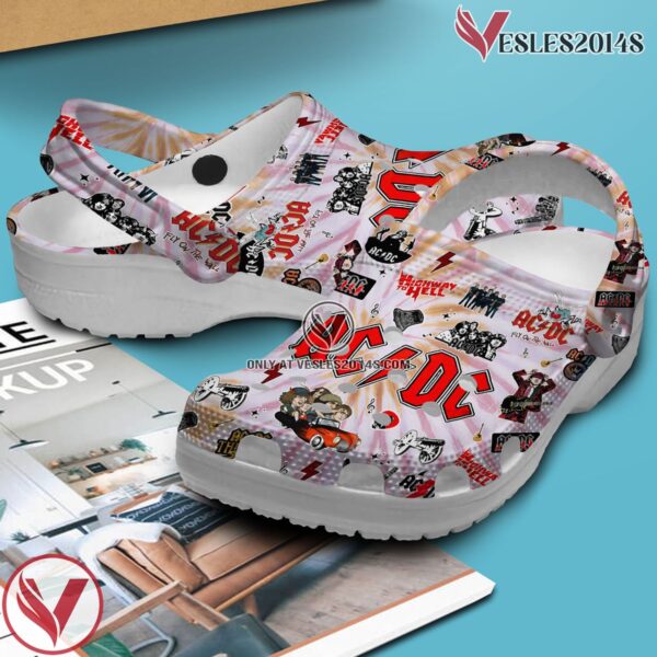 ACDC Music Crocs Crocband Clogs Shoes, Unique Gifts For Fans Style 4 - Vesles2014S 2