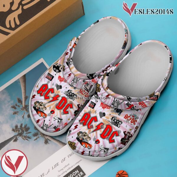 ACDC Music Crocs Crocband Clogs Shoes, Unique Gifts For Fans Style 4 - Vesles2014S 3