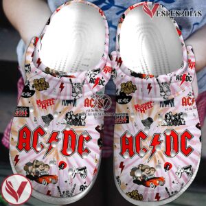 ACDC Music Crocs Crocband Clogs Shoes, Unique Gifts For Fans Style 4 - Vesles2014S