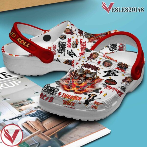 ACDC Music Crocs Crocband Clogs Shoes, Unique Gifts For Fans Style 5 - Vesles2014S 2