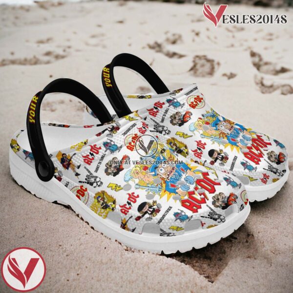 ACDC Music Crocs Crocband Clogs Shoes, Unique Gifts For Fans Style 6 - Vesles2014S 2