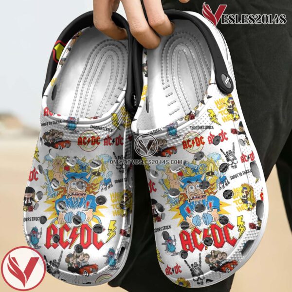 ACDC Music Crocs Crocband Clogs Shoes, Unique Gifts For Fans Style 6 - Vesles2014S 3